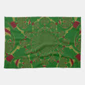 Linge De Cuisine Vert vintage (Horizontal)