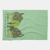 Linge De Cuisine Verts formels de collard (Horizontal)