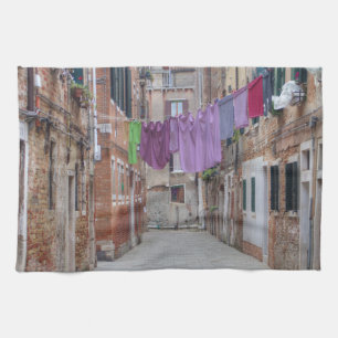 Linge De Cuisine Vêtements À Venise En Italie