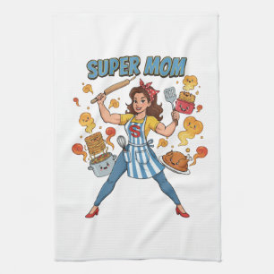 Linge De Cuisine Vêtements de dessin animé vintage de cuisine de su