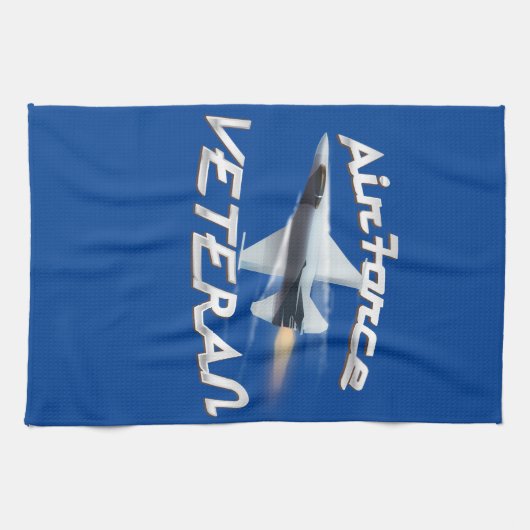 Linge De Cuisine Vétéran de la Force aérienne (Horizontal)