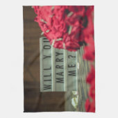 Linge De Cuisine Veux-Tu M'Épouser ? Proposition de mariage (Vertical)