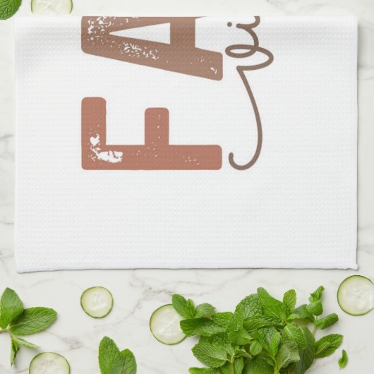 Linge De Cuisine Vibes d'automne arc-en-ciel (Plié)