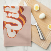 Linge De Cuisine Vibes d'automne rétro (Quart Plié)