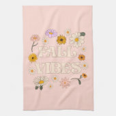 Linge De Cuisine Vibes de automne roses (Vertical)