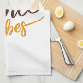 Linge De Cuisine Vibes d'épices citrouilles (Quart Plié)