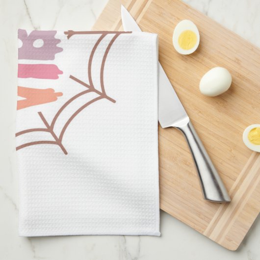 Linge De Cuisine Vibes éffrayantes (Quart Plié)