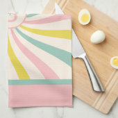 Linge De Cuisine 'Vibes Lollypop', monogramme rétro (Quart Plié)