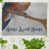 Linge De Cuisine Vibrant Allen’s Hummingbird Painting (Plié)