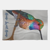 Linge De Cuisine Vibrant Allen’s Hummingbird Painting (Horizontal)