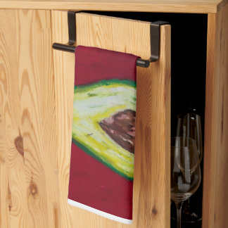 Linge De Cuisine Vibrant Art de nature morte d'avocat – Moderne