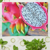 Linge De Cuisine Vibrant Dragon Fruit Beauté Design (Plié)