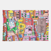 Linge De Cuisine Vibrant façade italienne (Horizontal)