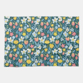 Linge De Cuisine Vibrant Floral Medley (Horizontal)