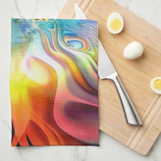 Linge De Cuisine Vibrations d'âme (Quart Plié)