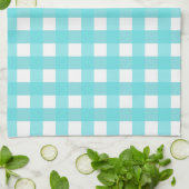 Linge De Cuisine Vichy Bleu Ciel (Plié)