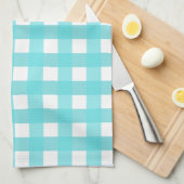 Linge De Cuisine Vichy Bleu Ciel (Quart Plié)