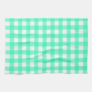 Linge De Cuisine Vichy Bleu Turquoise