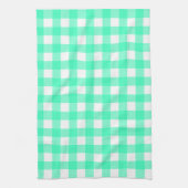 Linge De Cuisine Vichy Bleu Turquoise (Vertical)