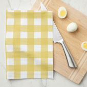 Linge De Cuisine Vichy Jaune clair (Quart Plié)