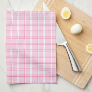 Linge De Cuisine Vichy rose tendre coquette