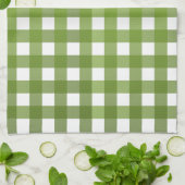 Linge De Cuisine Vichy Vert (Plié)