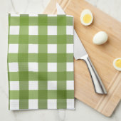 Linge De Cuisine Vichy Vert (Quart Plié)