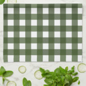 Linge De Cuisine Vichy Vert d'Alsace (Plié)