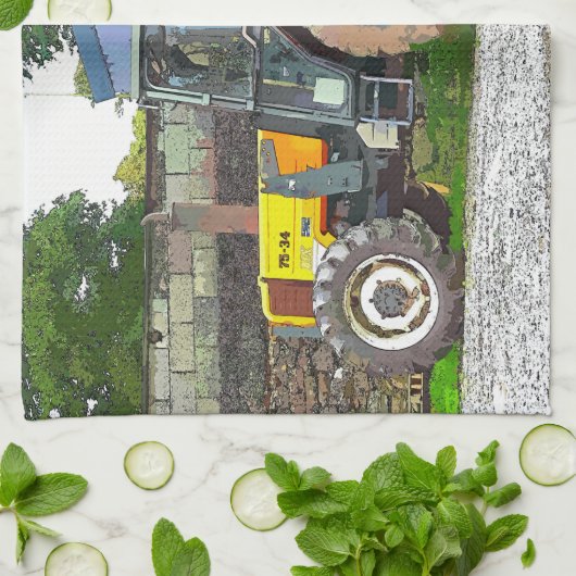 LINGE DE CUISINE VIE AGRICOLE (Plié)