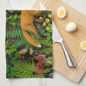 Linge De Cuisine Vie forestière (Quart Plié)
