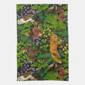 Linge De Cuisine Vie forestière (Vertical)