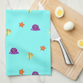 Linge De Cuisine Vie marine (Quart Plié)