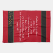 Linge De Cuisine Vie Soupe Cuisine Serviette-Double Bande (Horizontal)