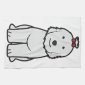 Linge De Cuisine Vieille bande dessinée anglaise de chien de chien (Horizontal)