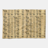 Linge De Cuisine Vieille conception de papier parcheminé (Horizontal)