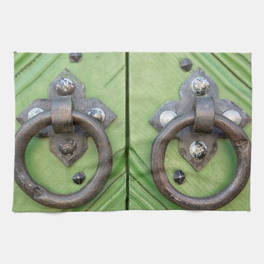 Linge De Cuisine Vieille porte (Horizontal)