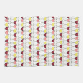 Linge De Cuisine Viennoiseries Viennoiseries Viennoiseries Red Whit (Horizontal)