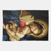 Linge De Cuisine Vierge et Enfant Jésus - Sassoferrato (Horizontal)