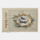 Linge De Cuisine Vierge Marie béni par hypothèse florale (Horizontal)