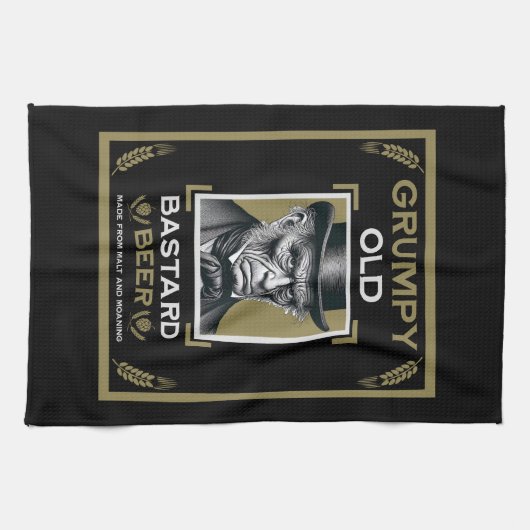 Linge De Cuisine Vieux bâtard Grumpy (Horizontal)
