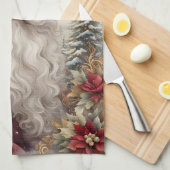 Linge De Cuisine Vieux Père Noël (Quart Plié)