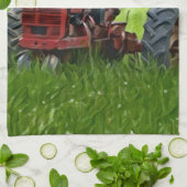 Linge De Cuisine Vieux tracteur (Plié)