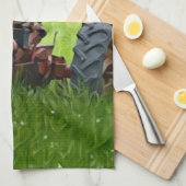 Linge De Cuisine Vieux tracteur (Quart Plié)