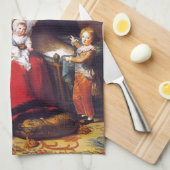 Linge De Cuisine Vigée-Lebrun - Marie Antoinette et ses enfants (Quart Plié)