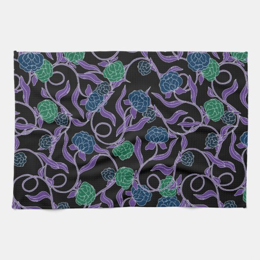 Linge De Cuisine Vigne au Clair de Lune - Collection Mysticool (Horizontal)