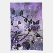 Linge De Cuisine Vigne rose de joli imaginaire pourpre de lavande (Vertical)