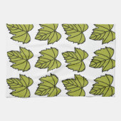 Linge De Cuisine Vigne verte feuilles vigne (Horizontal)