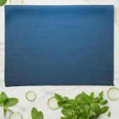 Linge De Cuisine Vignette bleu-noir gris (Plié)