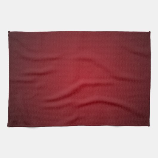 Linge De Cuisine Vignette Grainy rouge-noir (Horizontal)