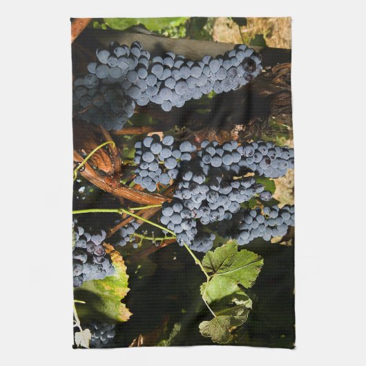 Linge De Cuisine Vignoble 2 de raisin (Vertical)